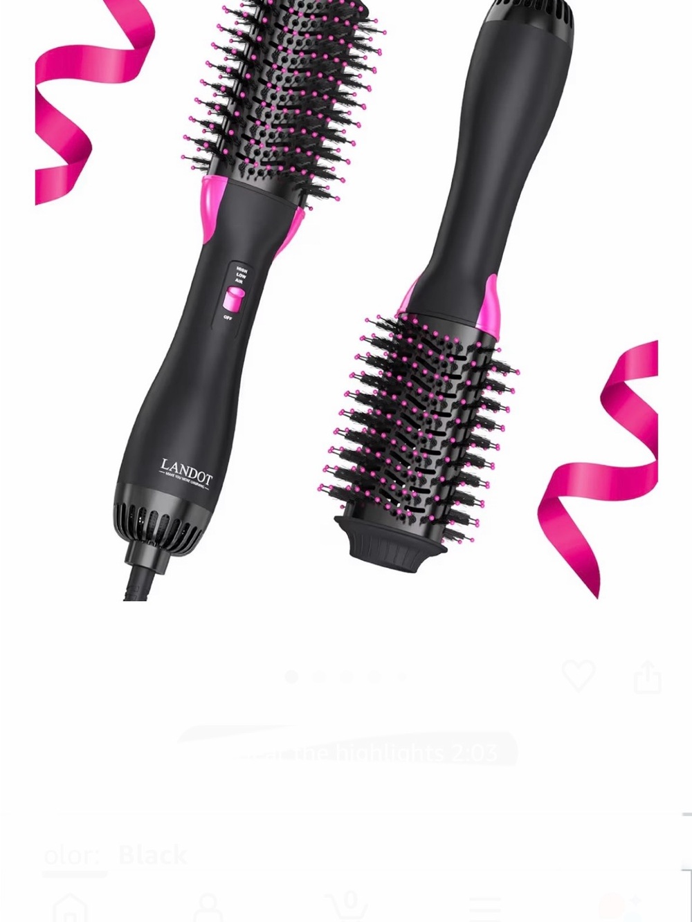Landon Hair Blow Dryer Brush (65)